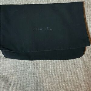 CHANEL Flap Over Black Dust Bag